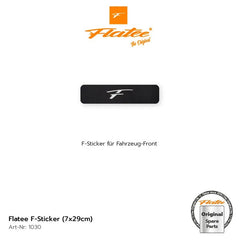 FLATEE F-HOOK STICKER (7X29CM)